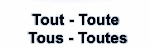 Tout/ Toute/ Tous2